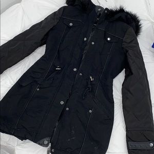 Black long jacket